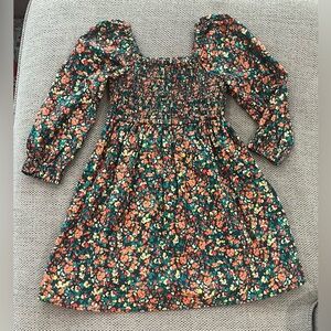 Crewcuts girls floral smock dress sz6